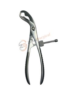 Fórceps de sujeción de hueso autocentrante Verbrugge de alta calidad, fórceps ortopédicos quirúrgicos manuales de mandíbula ancha de 6 pulgadas y 3mm - Product Image 2