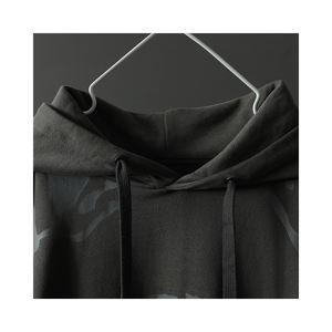 Sweat à capuche en coton et polyester léger de haute qualité, vêtements de rue pour hommes personnalisés, sweats à capuche décontractés avec logo OEM - Product Image 6