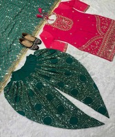 Robe Sharara pakistanaise formelle avec Dhoti et beau style Maxi pour femme au design de boutique blanc