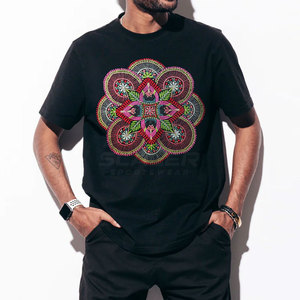 Camiseta de Punto con Bordado, Corte Regular, Suave, Transpirable, Ligera, de Secado Rápido, Ecológica, Perfecta para el Uso Diario - Product Image 2