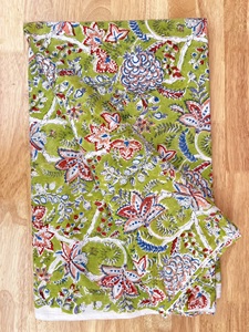 ผ้าพิมพ์ลายบล็อกมือผ้าฝ้ายออร์แกนิกสำหรับเด็กหญิงเด็กชายชุดน้ำหนักเบาตกแต่งบ้านปลอกหมอนผ้าเช็ดปากผ้าม่าน - Product Image 3