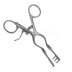 Sharp Prong Retractor Instrumento quirúrgico 4x4 de acero inoxidable de 12 pulgadas para cirugías generales y de columna - Product Image 4