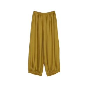 Pantalon ample pour femme en viscose d'été italienne sur mesure avec poches élastiques différentes couleurs disponibles - Product Image 1