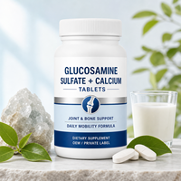 Comprimés de Glucosamine Chondroïtine Sulfate avec Calcium OEM |   Soutien des articulations et santé osseuse |   Marque privée
