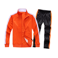 Ensembles de survêtements de sport personnalisés pour enfants d'école primaire 100% polyester unisexe