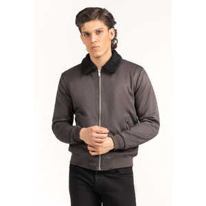 เสื้อแจ็คเก็ตแบบสวมใส่ได้สองด้าน สไตล์วินเทจลำลองสำหรับฤดูใบไม้ร่วง ผลิตจากโพลีเอสเตอร์ รุ่น MN-JKT-WS24-025 ขนาด XS ถึง XL กันน้ำ รับผลิตแบบ ODM - Product Image 3