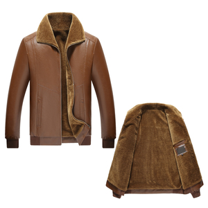 Veste de motard slim fit en cuir véritable pour homme, style vintage, effet vieilli, veste de moto, vêtement d'extérieur tendance pour l'hiver, imperméable et coupe-vent - Product Image 1