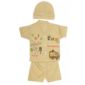 Trajes de 3 Piezas para Bebés Recién Nacidos - Beige - Product Image 1