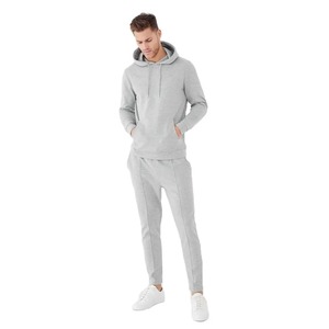 Survêtement en molleton français pour femmes comprenant un sweat à capuche et un legging ajusté, coupe décontractée - Product Image 5