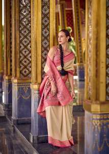 Collection exclusive de saris en soie douce pour les fêtes et les mariages Vêtements indiens et pakistanais au prix de gros - Product Image 5