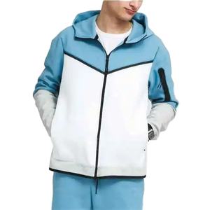 Nuevos Chándales con Cremallera Elegantes, 100% Algodón Felpa, Diseño Transpirable, Fabricación de Ropa, Patrón Liso Sólido a Buen Precio - Product Image 5