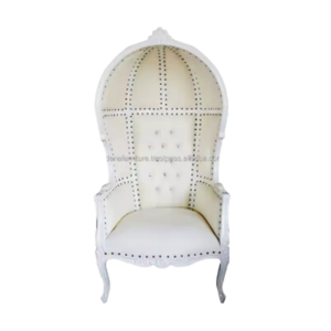 เก้าอี้บัลลังก์ทรงสูงที่มีความสบายเป็นพิเศษดีไซน์หรูหราสำหรับงานเลี้ยงงานแต่งงานที่บ้านและร้านอาหารทานอาหารลดราคา! - Product Image 1