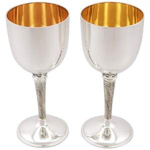 Copa de Vino de Acero Inoxidable Asequible, Copa Kiddush, Jarra de Cerveza para Restaurante, Hotel, Diseño Elegante y Duradero para Mesa, en India - Product Image 1