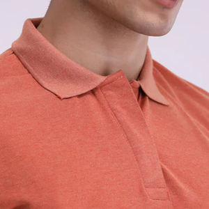 Polos de hombre de ropa informal, producto de Venta caliente, nuevo diseño, logotipo personalizado, polos transpirables de Color sólido para hombre - Product Image 3