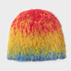 Online Sale Street Wear Low Price <b>Men</b> Mohair Beanie <b>Hat</b> High Quality WindProof Warm Stuff Mohair Beanie <b>Hat</b> with customization - Product Image 5