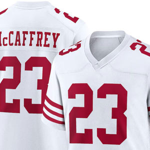 Maillots de football américain unisexes personnalisables de haute qualité, grandes tailles, brodés, respirants, manches courtes, techniques d'impression - Product Image 3