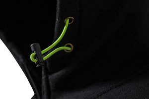 Venta al por mayor del OEM Impresión de logotipo personalizado de moda de invierno caída de hombro manga larga streetwear cremallera blanco hombres Sudadera con capucha - Product Image 6