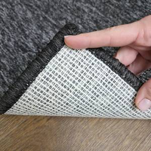 Tapis de porte rectangulaire gris moderne en polypropylène, antidérapant, lavable, séchage rapide, 40x60 cm, tissé pour l'entrée de la maison - Product Image 5