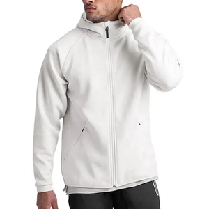 Sweats à capuche pour hommes personnalisés, vente en gros, impression de logo personnalisée, broderie, fermeture éclair, style décontracté, 100% coton, imperméable, haute qualité - Product Image 6