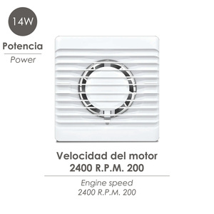 Ekstraktor Udara O/ 125 mm. / 14 Watt. - Product Image 4