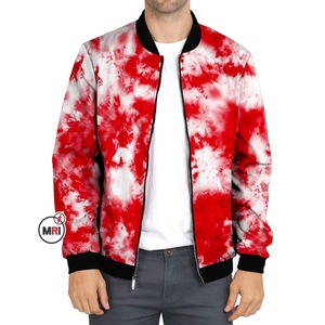 Vente en gros 100% polyester col entonnoir veste de survêtement unisexe Style sportif personnalisé tout sublimation impression col montant vêtements d'hiver - Product Image 1