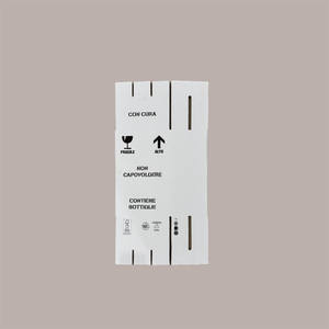 10pcs Self-Erecting <b>Box</b> for 6 Bottles 200x139x305H mm 2mm Thick UV Recycled Materials for Energy Drinks Internal Sections Print - Product Image 4