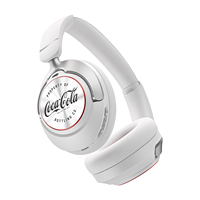 Casque de jeu sans fil Coca-Cola T07 supra-auriculaire ANC, son HD, coussinets doux, léger et confortable pour un usage quotidien