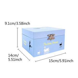 Caja Musical Giratoria con Diseño de Cisne Romántico YIYU, de Papel Ecológico, con Espejo, para Guardar Joyas, Regalo Personalizado para Niñas - Product Image 2