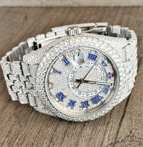 Reloj Hip Hop de calidad superior Moissanite Diamond Bust Down para hombres/Tester Passed Diamond Iced Out Watch Reloj personalizado de lujo - Product Image 2