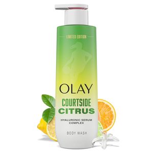 Gel de Ducha Olay WNBA Hidratante con Ácido Hialurónico y Vitamina B3, Aroma Cítrico, Para Todo Tipo de Piel, 20 fl oz - Product Image 1