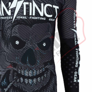 เสื้อฟิตเนสแขนยาวสำหรับผู้ชายเสื้อฟิตเนสแบบป้องกันรังสียูวีระบายอากาศได้โลโก้ออกแบบได้ตามต้องการ - Product Image 3