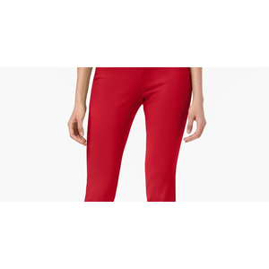 Pantaloni a sigaretta Alfani da donna rossi casual a vita alta, modellanti, con effetto anti-piega e traspiranti, taglia 14 Petite - Product Image 2