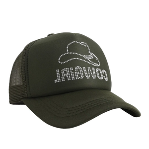 Sombreros de camionero bordados 100% lona de algodón Casual Durable elegante personalizable ajustable Unisex - Product Image 1