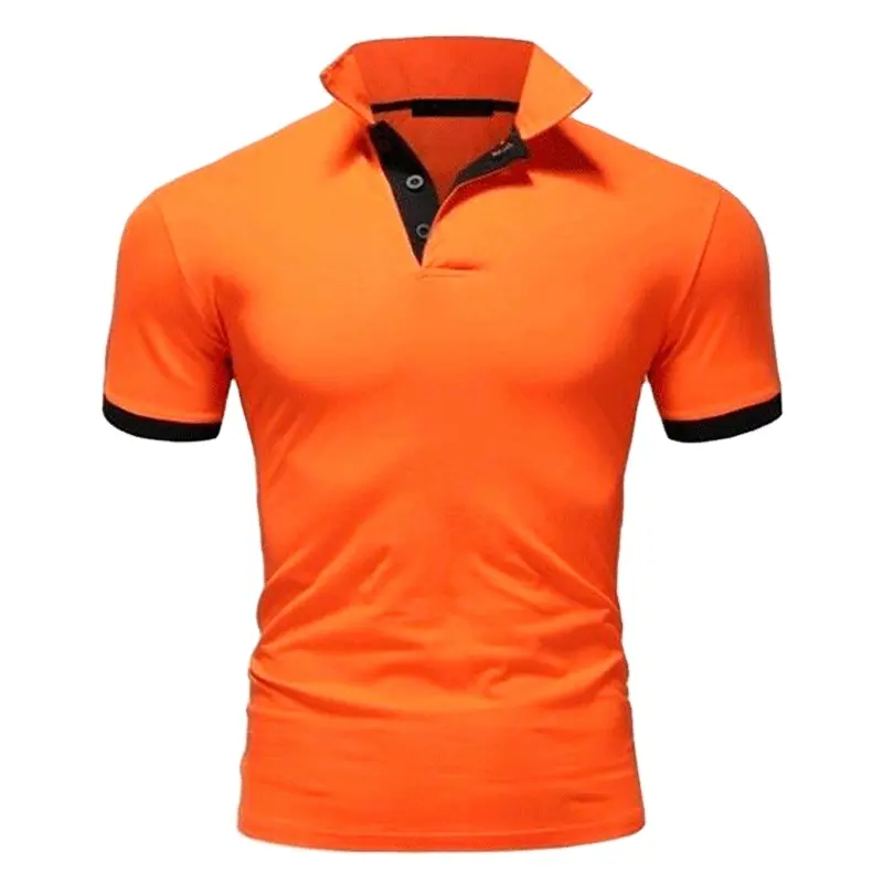 Custom High Quality Polyester Spandex Blade Collar Golf Polo Shirt Wholesale Men Sublimation Printed Golf Shirt