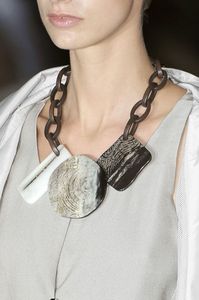 Nouvelle arrivée complexe collier en corne de boeuf de buffle poli Style Animal bijoux en os Design naturel perles femmes filles mariage - Product Image 2