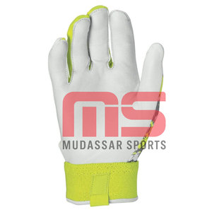 Gants de frappe de baseball en cuir et bambou, professionnels, haute qualité, durables, adhérence flexible, équipement d'entraînement, couleur et logo personnalisables - Product Image 3