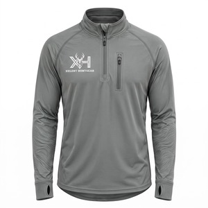 Sudadera de Pesca con Protección Solar y Cierre de Cremallera, 140GSM, Personalizable, OEM, Venta al Por Mayor - Product Image 1