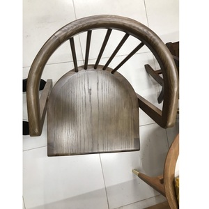 Material de madera natural Sala de estar Chaise De Cafe moderno Diseño tradicional Dormitorio Apartamento Sofá Silla - Product Image 5