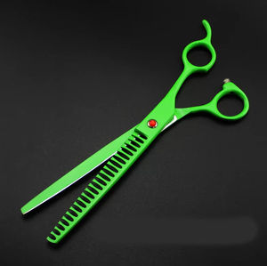 Ensemble de ciseaux de toilettage pour chiens professionnels en acier inoxydable de haute qualité, ensemble de ciseaux et de peigne pour chiens confortables et portables - Product Image 4