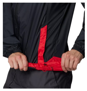 Chaqueta Cortavientos con Capucha para Hombre, Estilo Urbano, con Estampado Reflectante, Transpirable, Impermeable, para Correr - Product Image 6