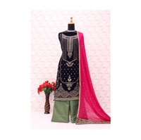 Excellente qualité Winter Collections Designer Velvet Salwar Kameez avec broderie lourde Séquence de 3mm