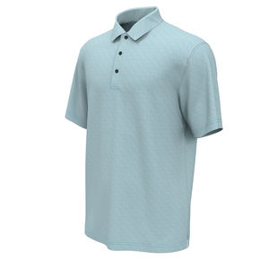 T-shirt de golf de haute qualité à col rabattu, tricoté, personnalisable avec logo, séchage rapide, respirant, couleur unie, anti-plis - Product Image 6