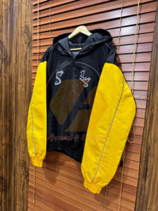 Serigrafía reflectante de nailon personalizada más paneles reflectantes chaquetas con media cremallera - Product Image 2