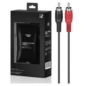 Cavo Jack 3.5 Rca Plugs Negro 00205186 0,1m - Product Image 2