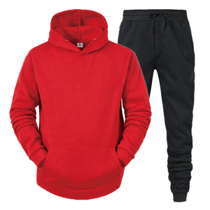 <b>Men's</b> Custom Logo Two-Piece Sport Tracksuit Lightweight Breathable Quick Dry Jogger Hoodie <b>Sweatshirt</b> for Autumn Running - Product Image 3