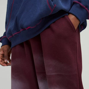 Hot Sale <b>Baggy</b> <b>Trousers</b> Oversized <b>Men</b> Joggar <b>Baggy</b> Straight <b>Trousers</b> Elastic Waist Sunfade For <b>Men</b> New Arrival - Product Image 3