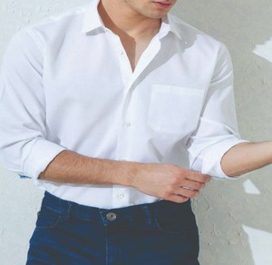 เสื้อผู้ชายปี 2025 ทรงเข้ารูป แขนสั้น สีพื้น เรียบง่าย เป็นมิตรกับสิ่งแวดล้อม ระบายอากาศได้ดี ผ้าฝ้าย 100% คอตั้ง แฟชั่นเกาหลี - Product Image 4