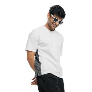 T-shirts pour hommes personnalisés, design tendance, 100% coton, uni, épaules tombantes, grammage lourd - Product Image 1