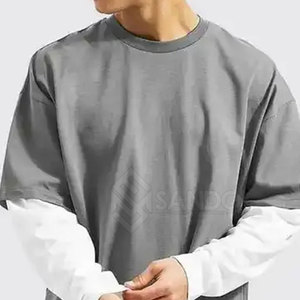 T-shirt sur mesure pour hommes de haute qualité 100% coton meilleur prix taille adulte concevoir votre propre - Product Image 5