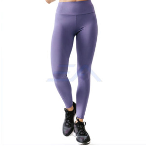 Fashion Style Solid Scrunch Butt Leggings <b>for</b> <b>Women</b> High Elastic Waist Spandex/<b>Nylon</b> Breathable Sweat-Wicking Pants Wholesale - Product Image 1